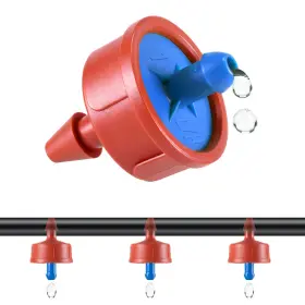 Nr9006 Nrwrty 100 Pcs 0.5 Gph Pressure Compensating Anti-clog Drip Irrigation Drippers