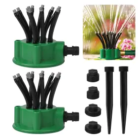 Nsioutlet 655887838316 2pcs Auto 360 Adjustable Lawn Sprinkler Multi-head Garden Irrigation Water Tool Nsioutlet 655887838316 2pcs Auto 360 Adjustable Lawn Sprinkler Multi-head Garden Irrigation Water Tool