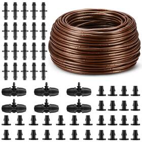 Nuanchu Hl-nuanchu-6375 328 Ft 1/4 Inch Drip Irrigation 328.08 / 100 M Brown Black
