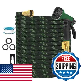B0f742skhh Nurtsoli Garden Hose Non-expandable 50 Ft Lightweight Flexible Water With 10-patter B0f742skhh Nurtsoli Garden Hose Non-expandable 50 Ft Lightweight Flexible Water With 10-patter