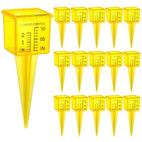 Okllen O-raingauge-15pc-1.5in 15 Pack Rain Gauge 1.5 Inch Sprinkler With Wide Mouth Outdoor Wate