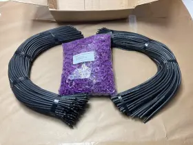 6931-oa Olson 1 000x Pack Lot Ultra Jet 6900 Violet 360 With 200x 32 Inch Hoses