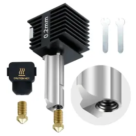 Hsrq0145 Olzzdda 0.2mm A1 Mini Extrusion Head Kit Speed Hot End 0.4mm Brass Nozzle Chro