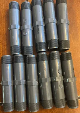Orbit 025528118181 Lot Of 11 1/2 Inch X 4ftft Lasco Pvc Nipple Sprinkler Risers Orbit 025528118181 Lot Of 11 1/2 Inch X 4ftft Lasco Pvc Nipple Sprinkler Risers
