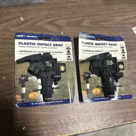 55011-03 Orbit 046878550117 2x Plastic Impact Sprinkler Head 1/2 Inch Pulsating Rotor 55011 Adjustable 360 55011-03 Orbit 046878550117 2x Plastic Impact Sprinkler Head 1/2 Inch Pulsating Rotor 55011 Adjustable 360