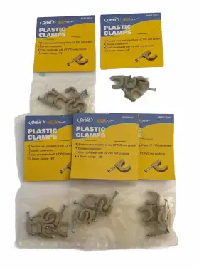 10114 Orbit Lot Of 5 Arizona Mist Model 3/8-inch Plastic Clamps Pk