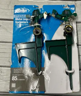 229577 Orbit 27901 Zinc Green Partial Circle And Fullcircle Sprinkler Head 2-pack