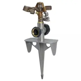 Orbit 313107786716 Heavy-duty Adjustable Brass Impact Sprinkler On Zinc Spike
