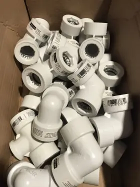33774 Orbit 19 Pack #33774 1/2 Inch 90 Degree Elbows Pvc-lock Push Fit