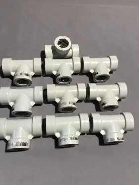34770 Orbit 10 Pack #34770 Pvc-lock Tee Connector 3/4 Inch No Glue Push Fitting