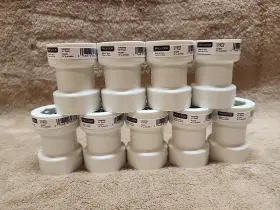 34776 Orbit Lot Of 9 3/4 Inch Pvc Lock Couplings #34776 No Glue Push Coupling Irrigation