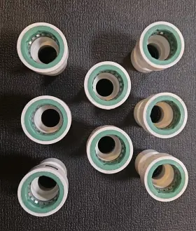 35677 Orbit 8 Pack 1 Inch X 3/4 Reducing Couplings Pvc-lock Irrigation #35677