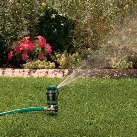 6-pattern Orbit 445031612694 H2o-six Rotating Gear-drive Sprinkler On Zinc Spike