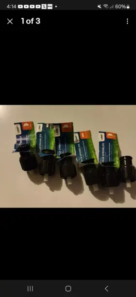 54013 Orbit Lot Of 6 New 15ft Center Strip Shrub Sprinkler Model Set