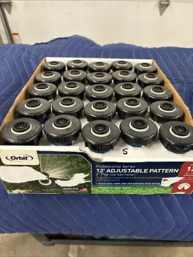 54283 Orbit Pro 2 Inch Pop-up 12ft Adjustable 0-360 Deg Lot Of 25 New 54283 Orbit Pro 2 Inch Pop-up 12ft Adjustable 0-360 Deg Lot Of 25 New