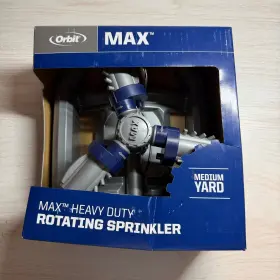 56071 Orbit Max Heavy Duty Rotating Sprinkler Medium Yard - New In Box