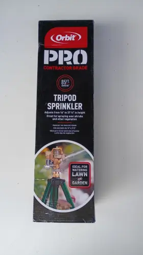 56667-20 Orbit Rm/56667 Pro Contractor Grade 56667 Zinc Impact Tripod Sprinkler 85ft Diameter New