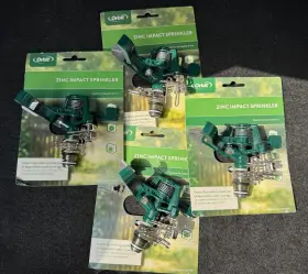 58001n Orbit Green Zinc Impulse Full Circular Sprinkler Head Pack Of 4 New