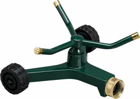 58257n Orbit 3-arm Metal Sprinkler With Wheel Base
