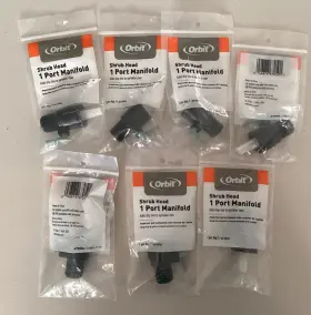 67050l Orbit 67050 1-port Shrub Head Manifold 100 Psi - Lot Of 7