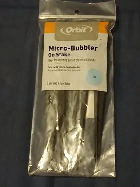67110 Orbit Micro-bubbler On Stake Water Potted Plants And Shrubs Qty 5 #67110