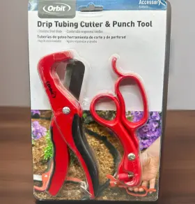 67758 Orbit Drip Tubing Cutter And Punch Tool Kit - Stainless Steel Blade New Gw
