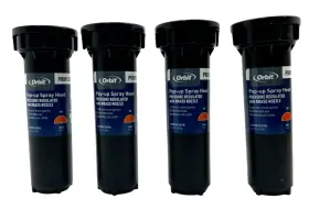 80314 Orbit Pop-up Sprinkler Twin Spray 1/2 Circle Pressure Regulated Lot Of 4