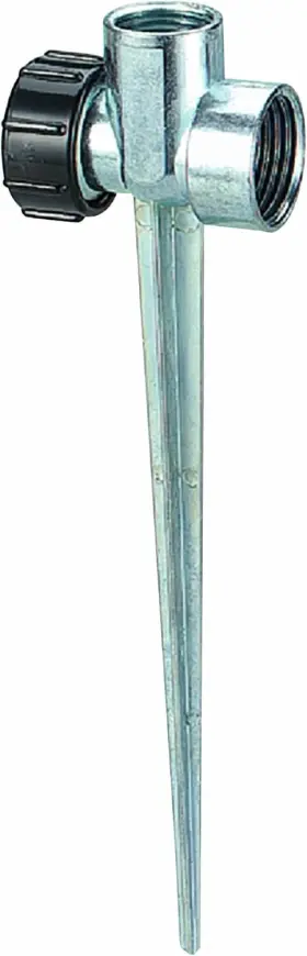 Orbit 816602020991 3-pack Metal Flow-thru Lawn Sprinkler Spike Base For 1/2 Inch Yard Sprinklers
