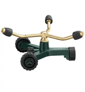 3-arm Orbit 91603 Brass Adjustable Sprinkler With Wheel Base