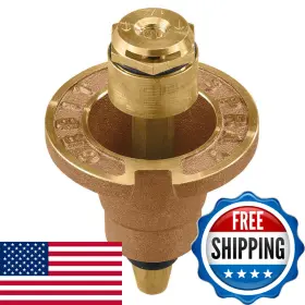 B079hh7m7f Orbit 10-pack 54072 Brass Pop-up Flush Head Sprinkler Quarter Pattern Spray