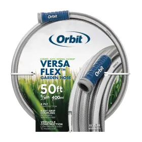 B0f9f7s6qm Orbit Versaflex 50ft X 5/8in Garden Hose - Lightweight Durable 400 Psi Easy