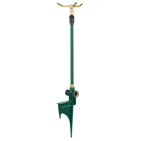 3-arm Orbit Irrigation 445014934973 Rotating Sprinkler On Telescoping Step Spike