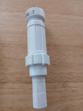 Orbit Irrigation Products Inc 33783 8 Pvc-lock Plastic Slide Repair Fitting 1/2 Push X Slip Dia. Inch