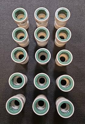 Orbit Irrigation Products Inc 34779 15 Pack Pvc-lock 3/4 X 1/2 Inch No Glue Push Fit Reducing Coupling