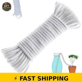 Orimerc 608754052995 50ft 1/4 Inch Self-watering Capillary Wick Rope For Plants