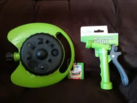 Outdoors By Design 032251349379 8 Pattern Sprinkler Garden With Metal Trigger Nozzle For Hose