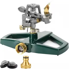 Oyezvary 313110470435 360 Degree Rotating Heavy Duty Metal Pulsating Sprinkler For Lawn Durable Rust R Oyezvary 313110470435 360 Degree Rotating Heavy Duty Metal Pulsating Sprinkler For Lawn Durable Rust R