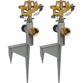 Oyezvary 313112312351 2 Pack Zinc Alloy Stainless Steel Impact Sprinklers For Yard Pulsating Water Spr Oyezvary 313112312351 2 Pack Zinc Alloy Stainless Steel Impact Sprinklers For Yard Pulsating Water Spr