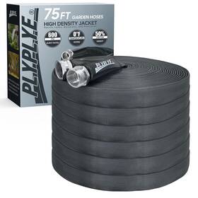 Plyplye B0dpdnwlyq 75ft Non-expanding Garden Hose Ultra-light Kink-free High-pressure Abrasion