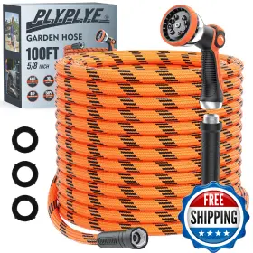 B0fjfj9jdd Plyplye Flexible Garden Hose 100 Ft Non-expanding Lightweight Water With B0fjfj9jdd Plyplye Flexible Garden Hose 100 Ft Non-expanding Lightweight Water With