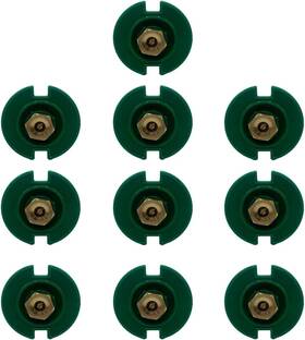 Poolzilla 08-01-009 10 Pack Plastic Pop-up Flush Head Sprinkler With Brass Full Pattern