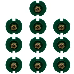 Poolzilla 810137381954 10 Pack Plastic Pop-up Flush Head Sprinkler With Brass Full Pattern Spray N