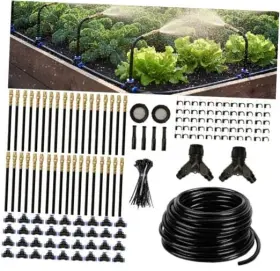 Qstconglan 769029462298 Automatic Garden Irrigation System Upgraded Drip And Spray Watering Kit 200ft