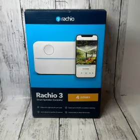 4zulw-c Rachio 3 Smart Sprinkler Controller 4 Zone 3rd Gen -