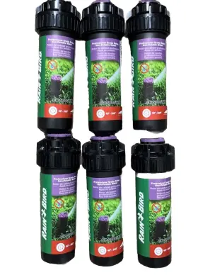 Rain Bird 046677574307 5000 Series 4 Inch Pop-up Gear-drive Rotor Non-potable Sprinkler 6pk