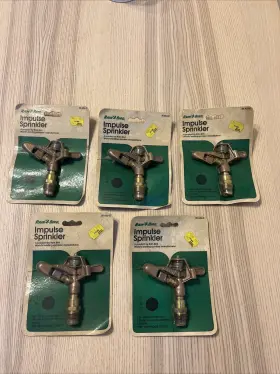 Rain Bird 077985024000 Brass Impact Sprinkler 20 Adj-c Vintage New Old Stock Lot Of 3