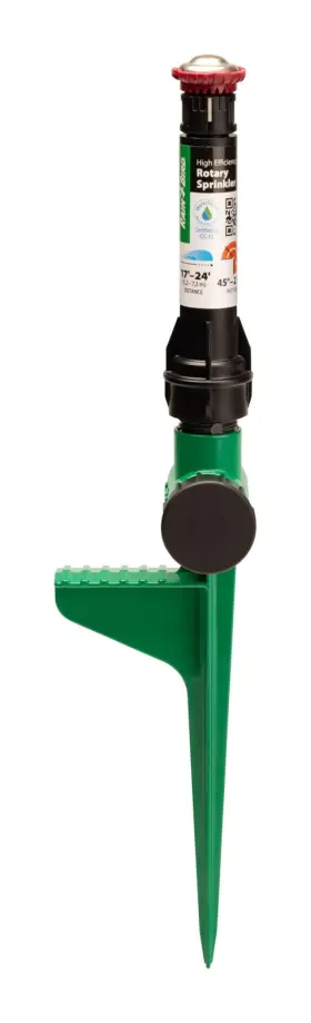Rain Bird 077985090319 Rvansp Hose-end High-efficiency Rotary Sprinkler On Large Metal Spike Hand A
