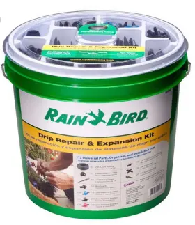 Rain Bird 100012643483 Drippailq Drip Irrigation Repair And Expansion Kit Garden Plant Water