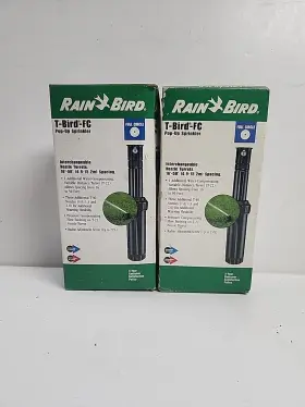 140839 Rain Bird Lot Of 2 T-bird-fc Pop-up Sprinkler Full Circle 140839 Rain Bird Lot Of 2 T-bird-fc Pop-up Sprinkler Full Circle