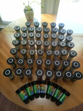 1802-f Rain Bird 1802f 1800 Series 2 Inch Popup Full Circle Sprinkler Head - Lot Of 59 New